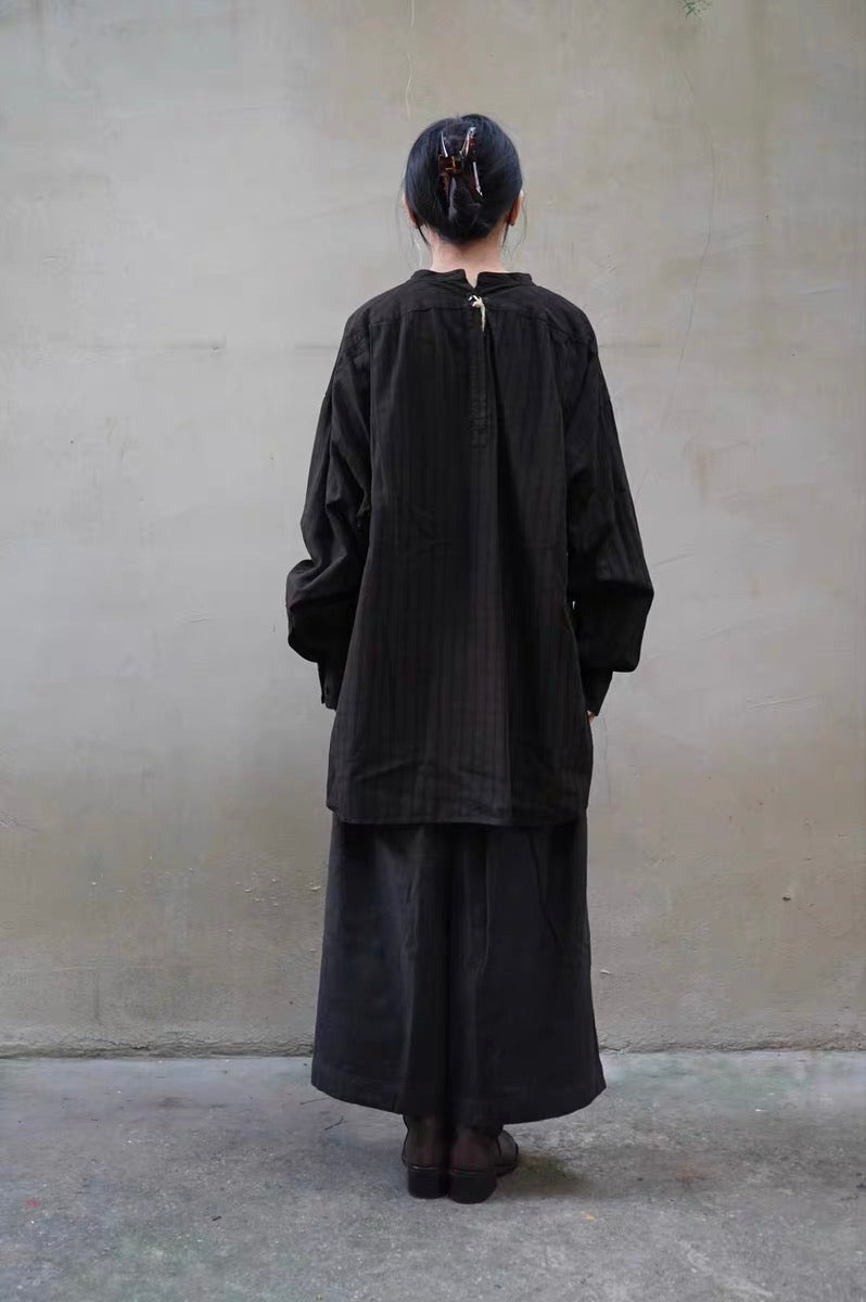 25秋冬 CHECK DRESS PULLOVER  SHIRT