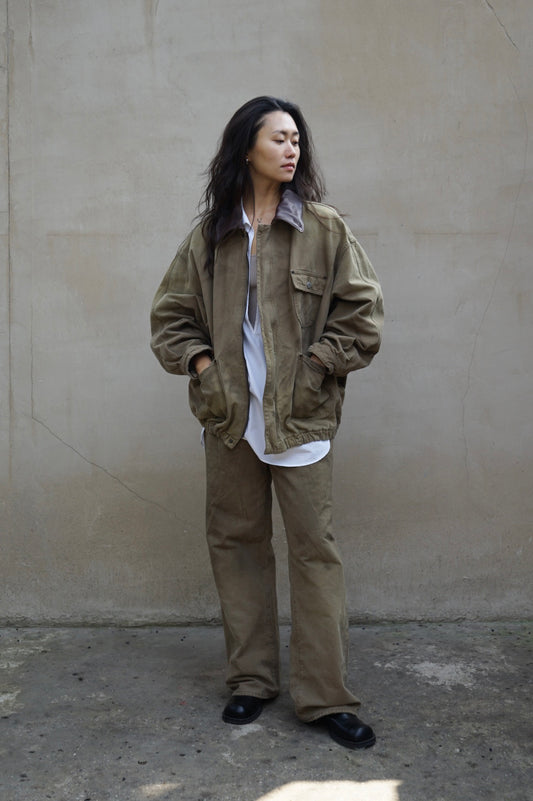 26早春 SULFUR DYED OXFORD VINTAGE JACKET