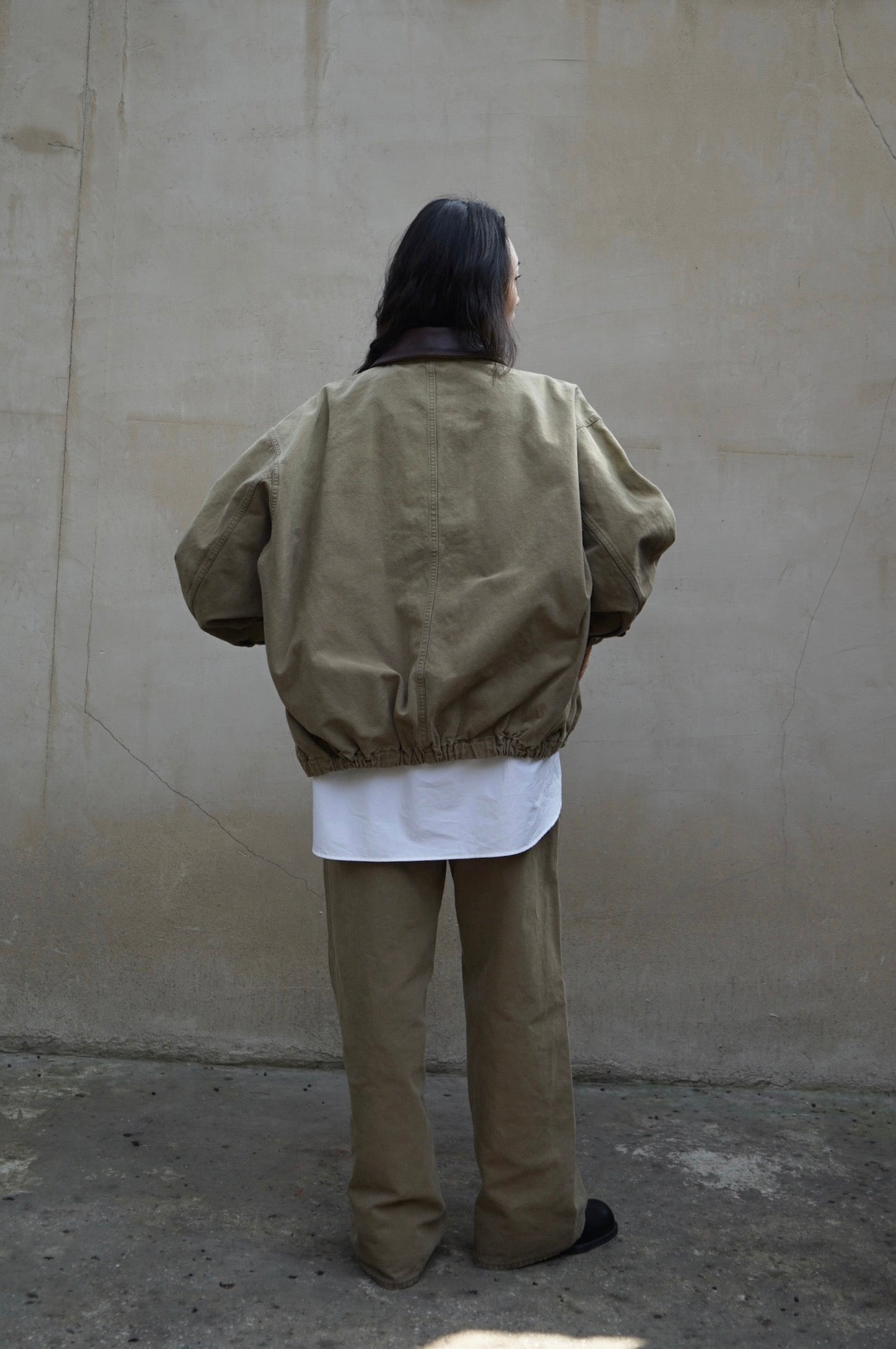 26早春 SULFUR DYED OXFORD VINTAGE JACKET