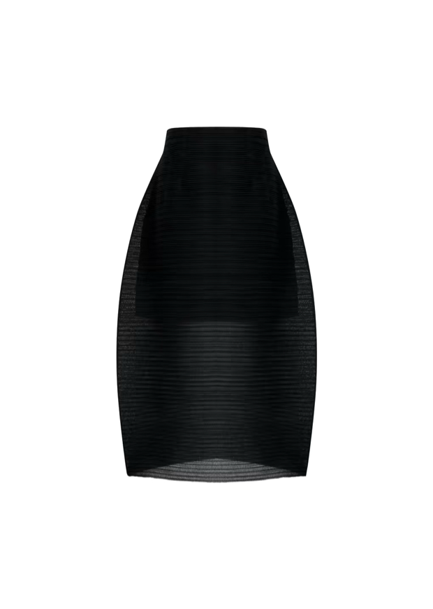 26春夏 PLEATS CURVED SKIRT