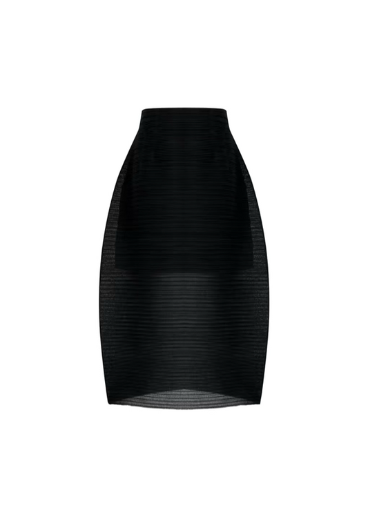26春夏 PLEATS CURVED SKIRT