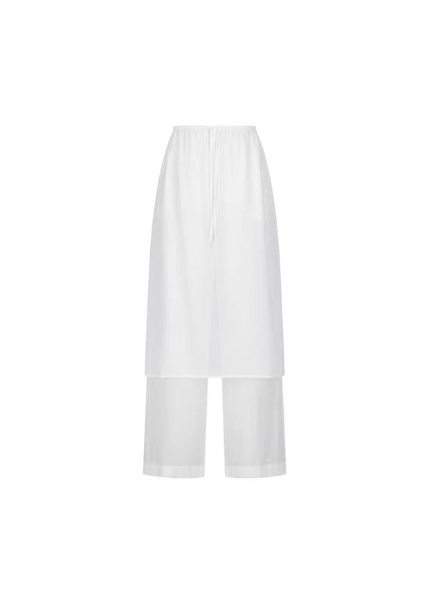 26春夏  SHEER LAYERED PANTS