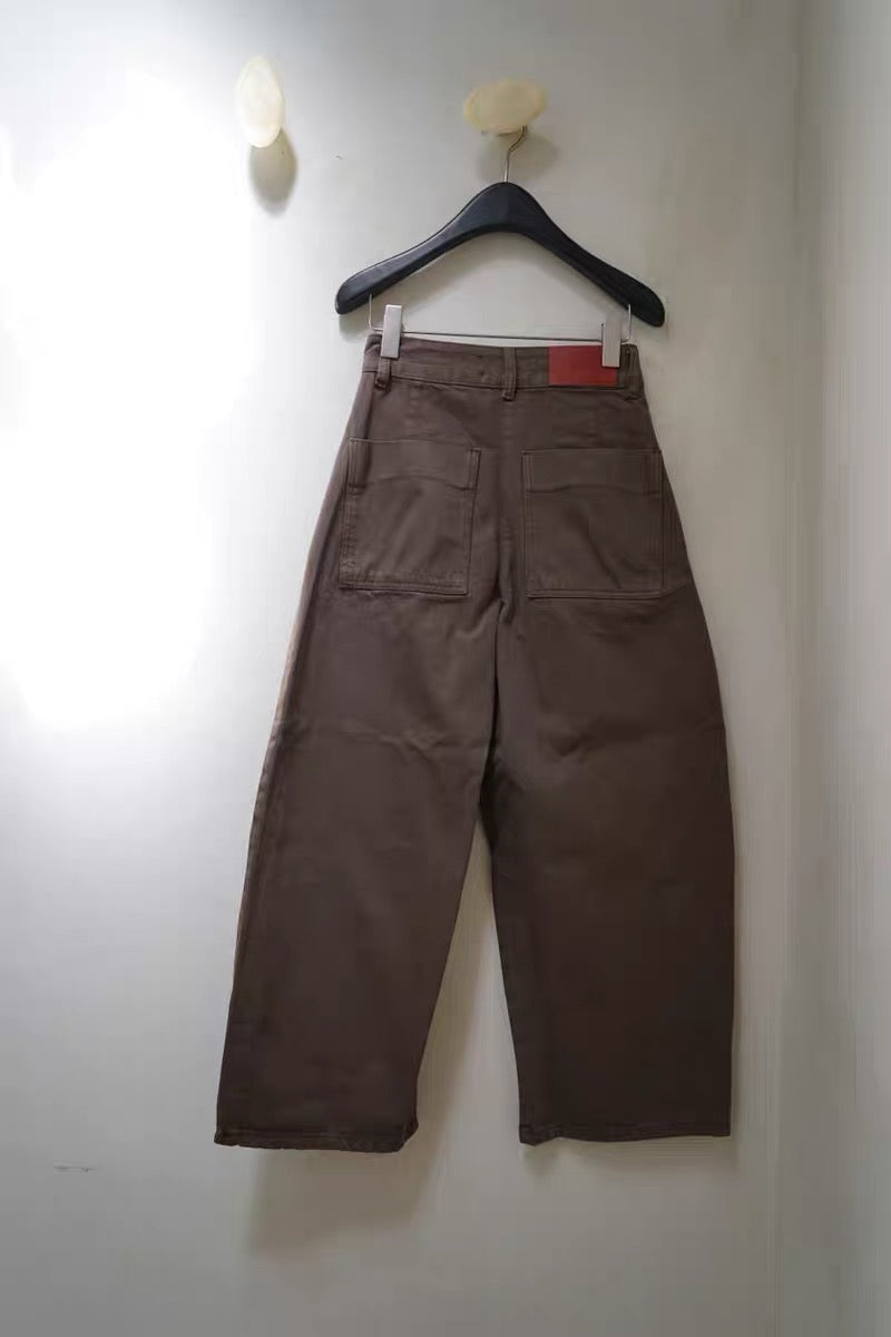 24秋冬 CHALCO PANT 弧形阔腿裤