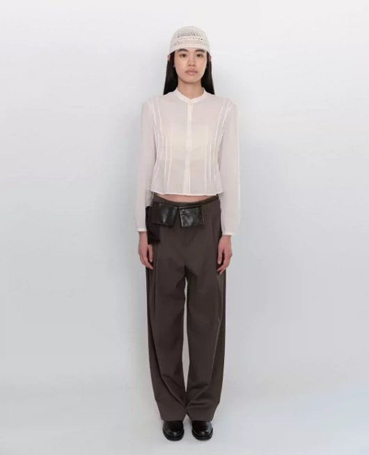 26早春 SLIM LEATHER BELT BAG