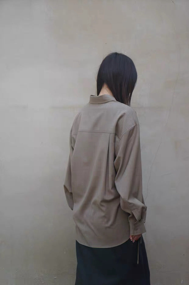 26早春  SIDE TWISTED SHIRT