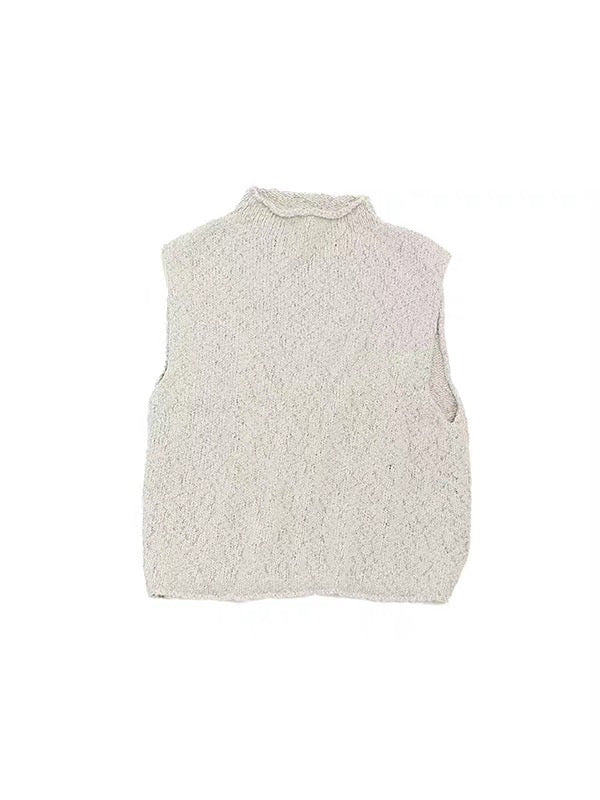 26春夏 cotton slub vest