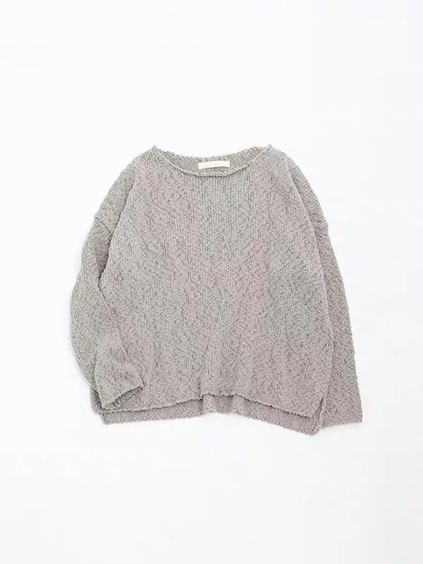 26春夏 cotton slub pullover