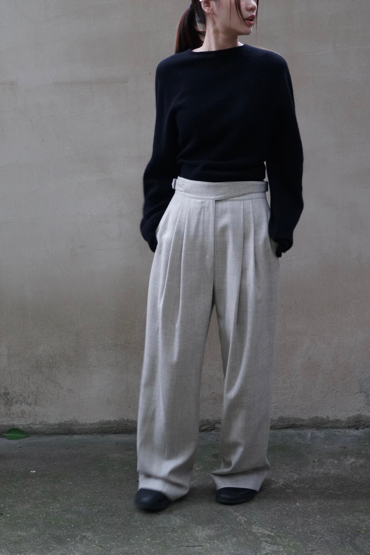 26早秋 MILA WOOL GURKHA  TROUSERS