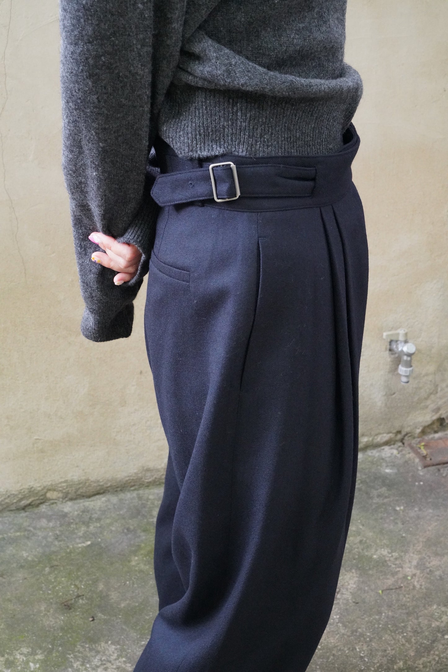 26早秋 MILA WOOL GURKHA  TROUSERS