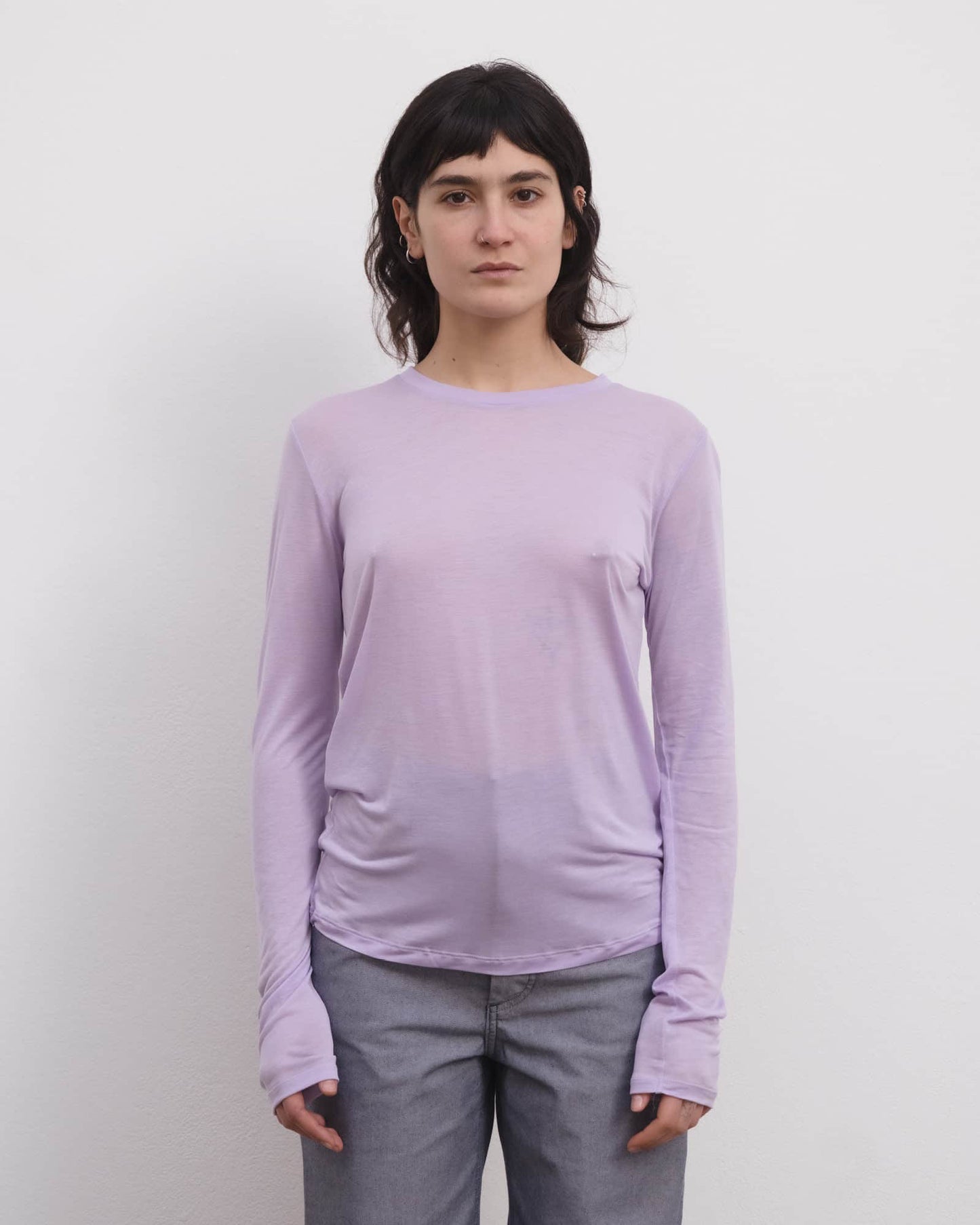 26早秋 LONG SLEEVE TEE Lyocell