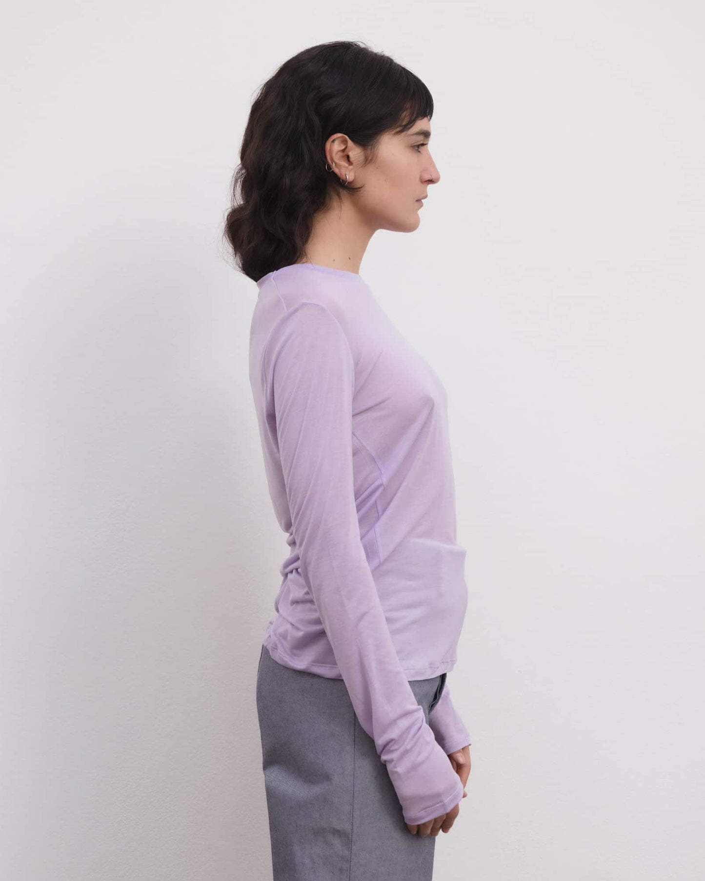 26早秋 LONG SLEEVE TEE Lyocell