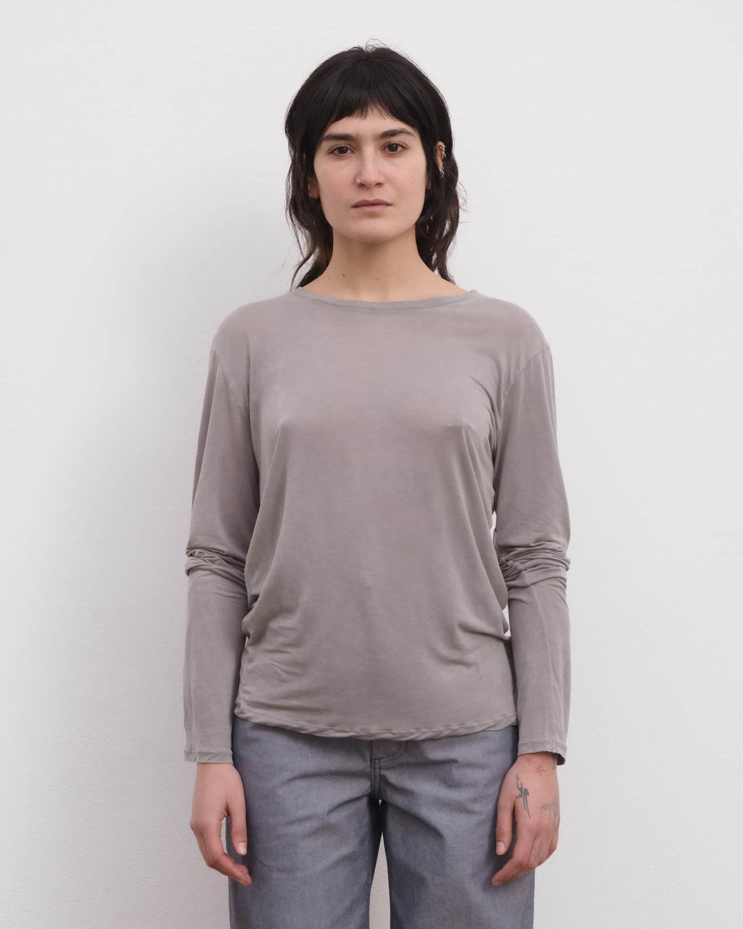 26早秋 LONG SLEEVE TEE Lyocell
