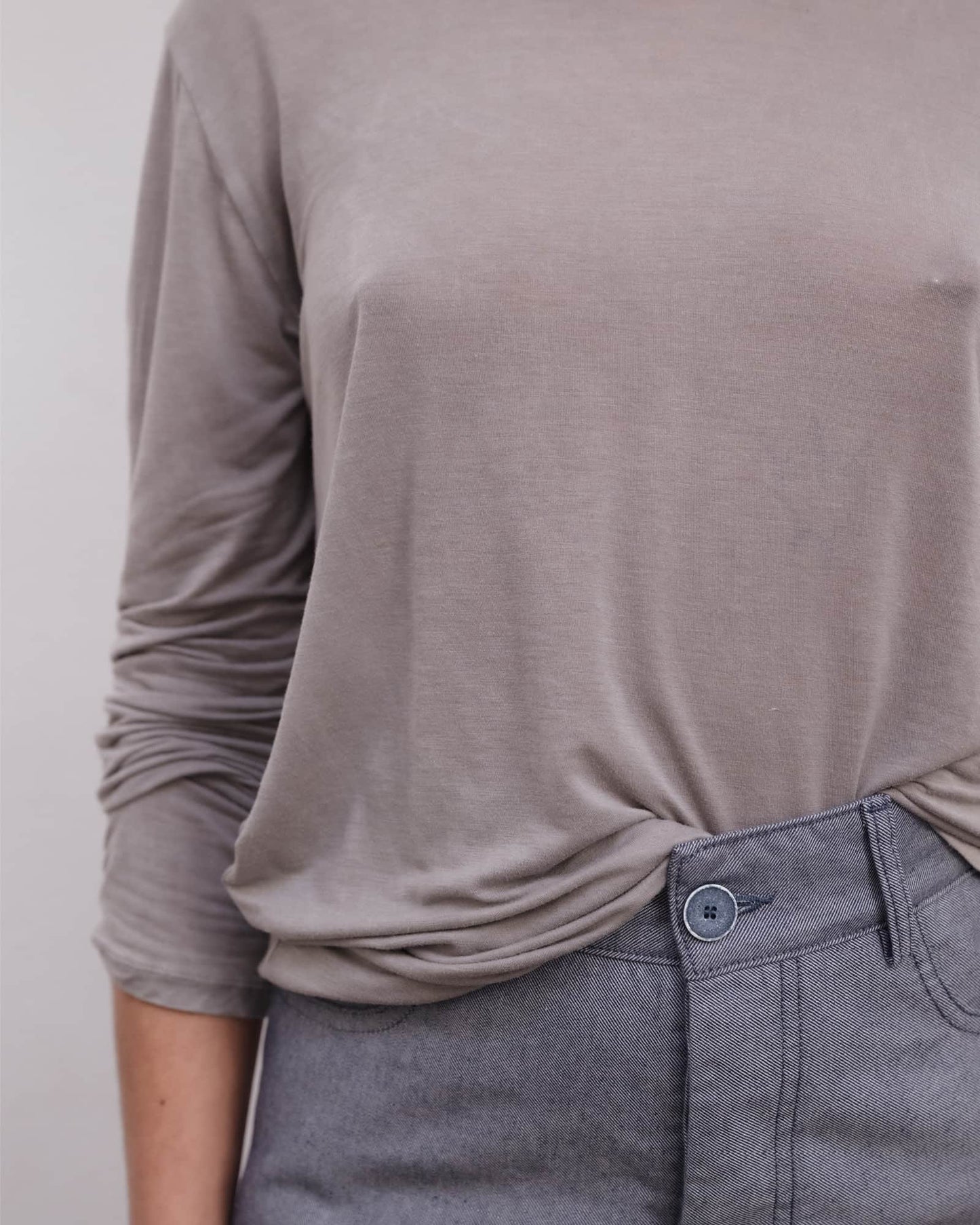 26早秋 LONG SLEEVE TEE Lyocell