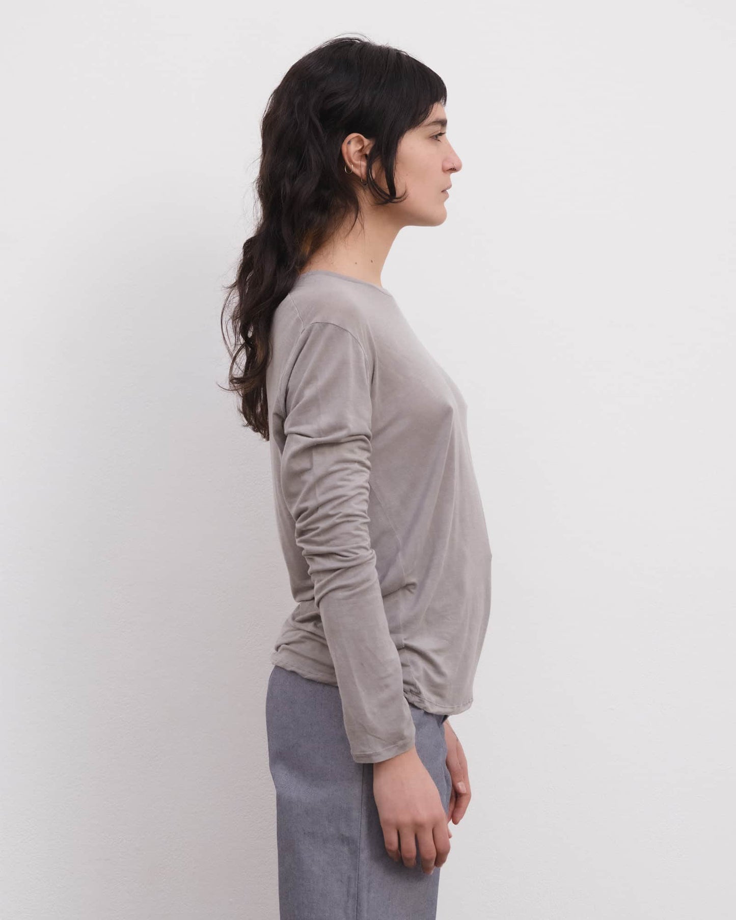 26早秋 LONG SLEEVE TEE Lyocell