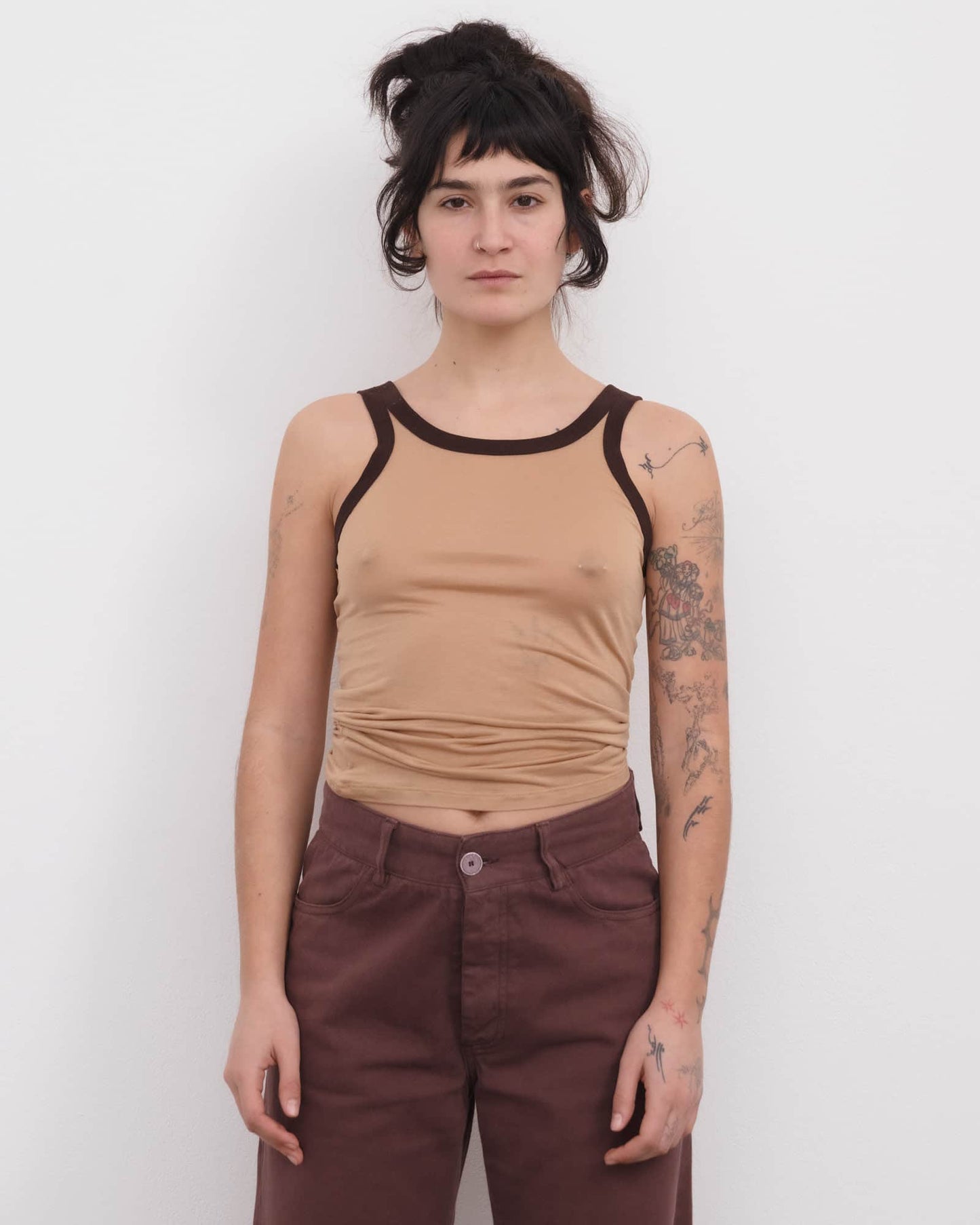 26早秋 Racer Tank Bamboo Lyocell