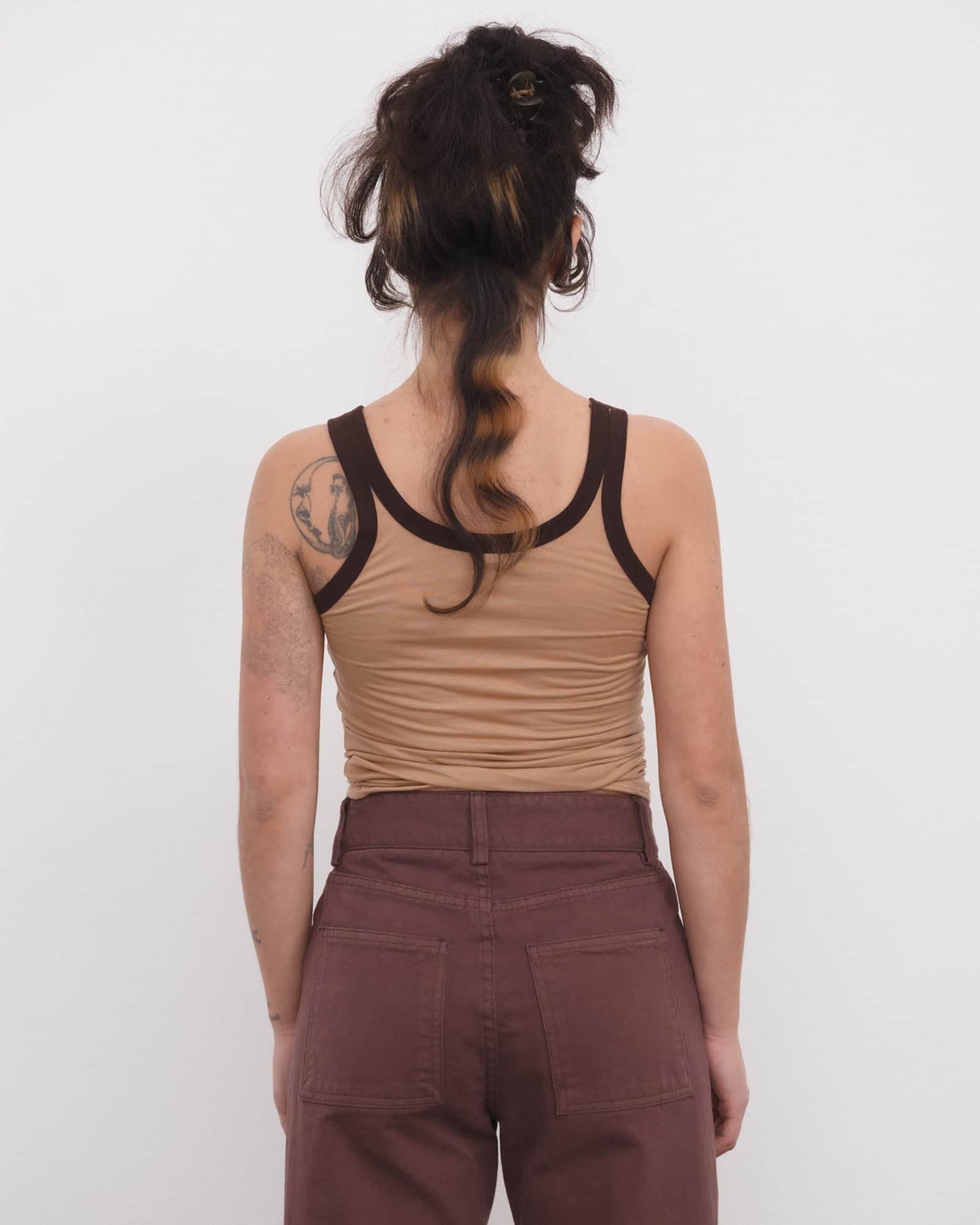 26早秋 Racer Tank Bamboo Lyocell