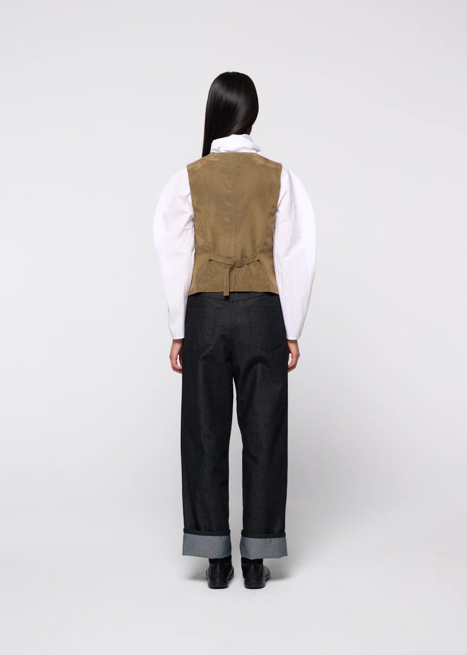 26早秋 STRIPE POCKET VEST