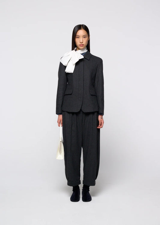 26早秋 WOOL SHIRRING PANTS