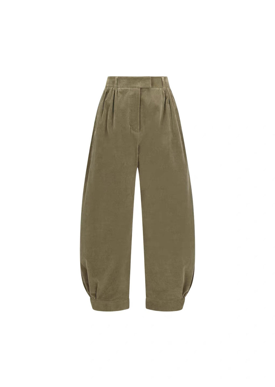 26早秋 VELVET SHIRRING PANTS