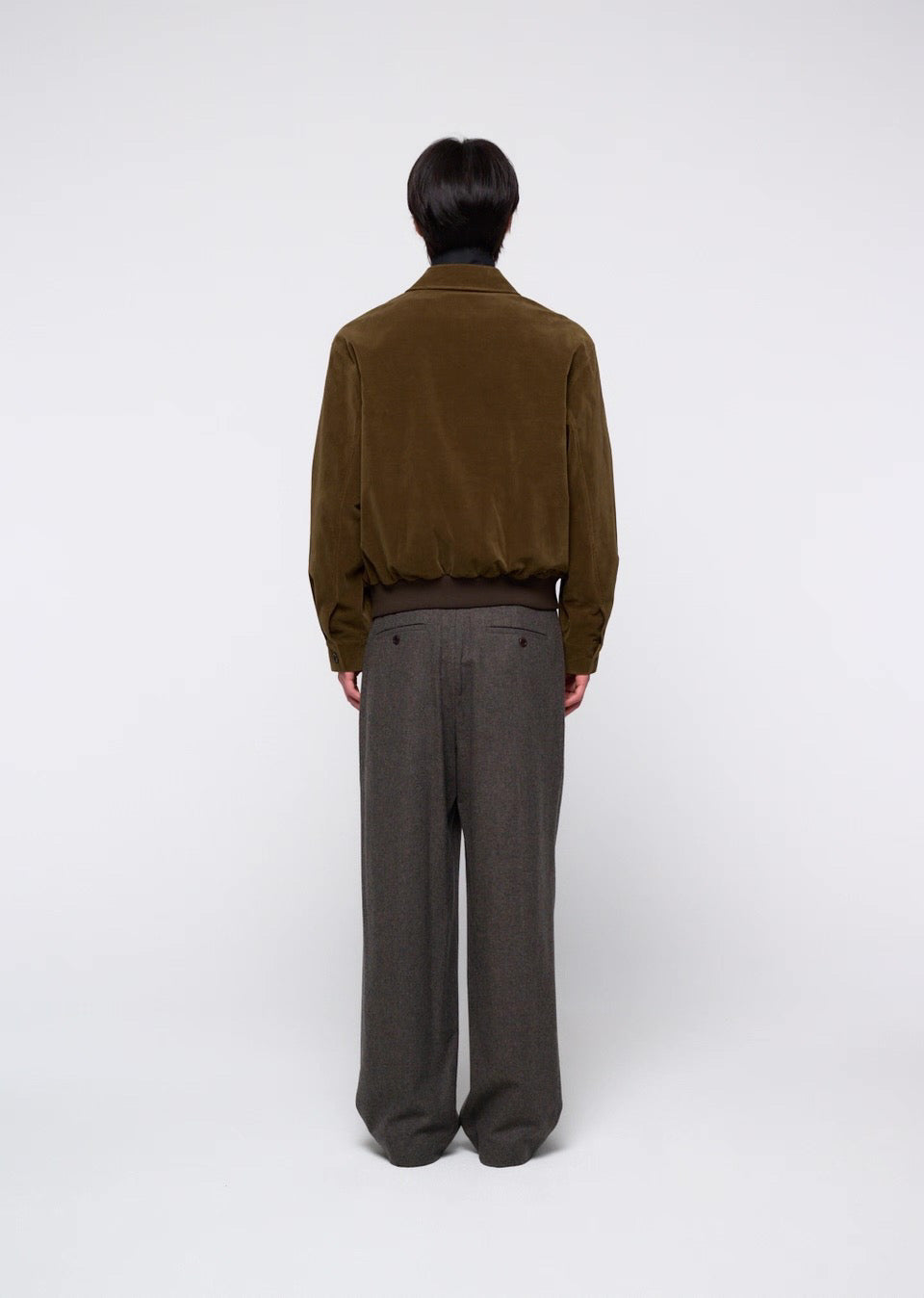 26早秋 VELVET ZIP UP JUMPER