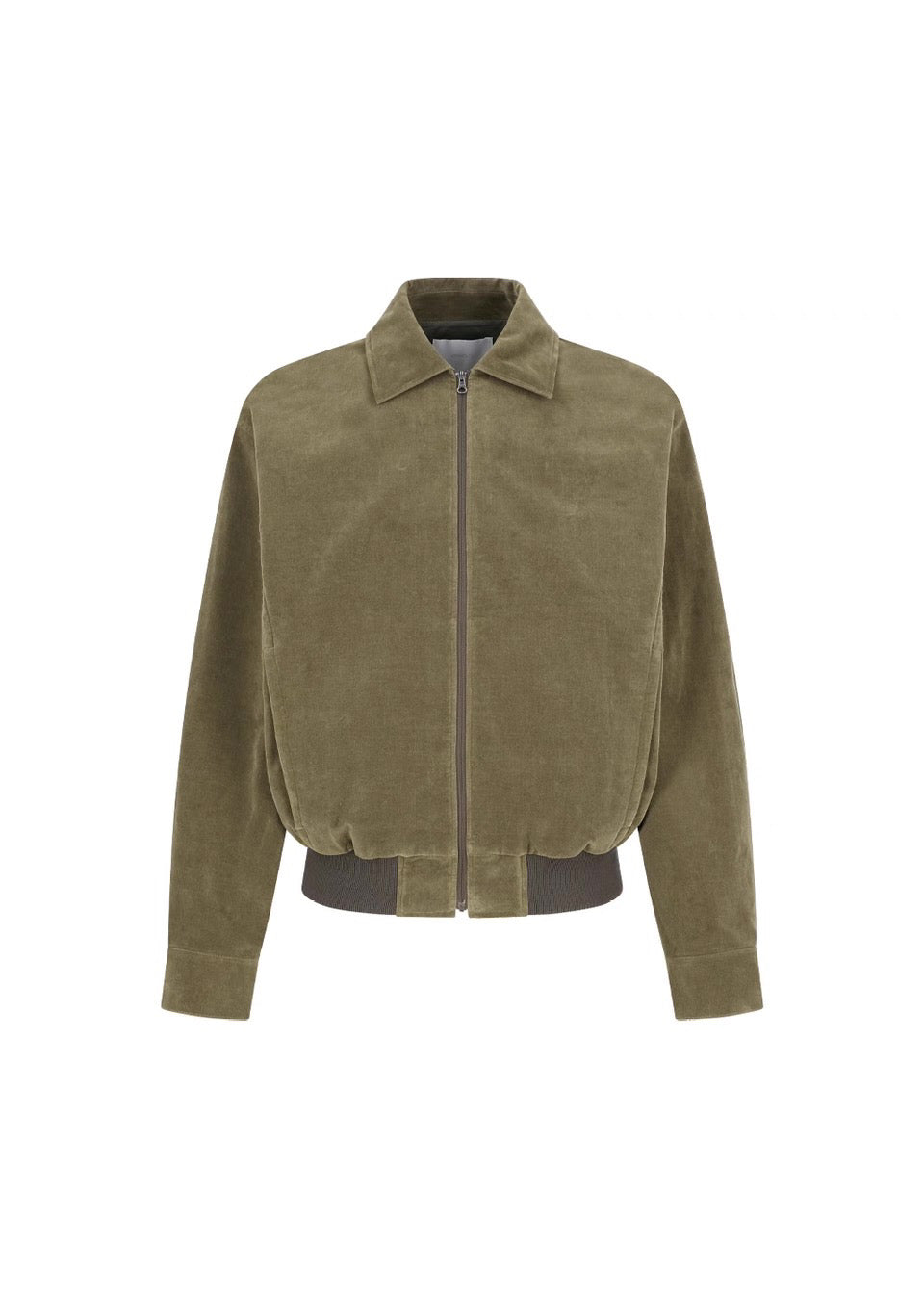 26早秋 VELVET ZIP UP JUMPER
