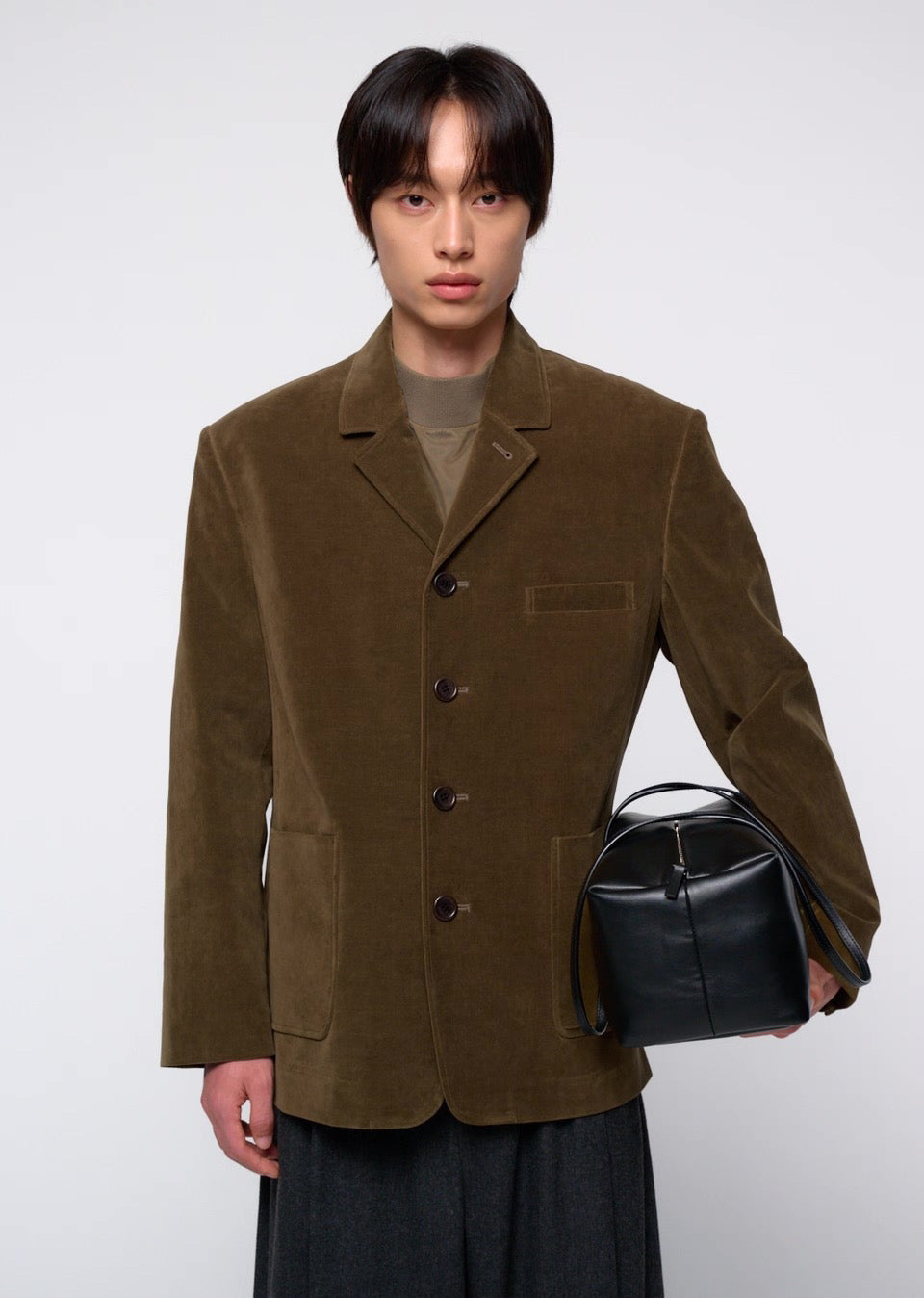 26早秋 VELVET OVERSIZED JACKET