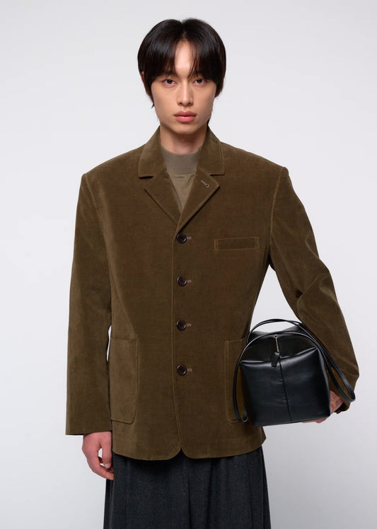 26早秋 VELVET OVERSIZED JACKET