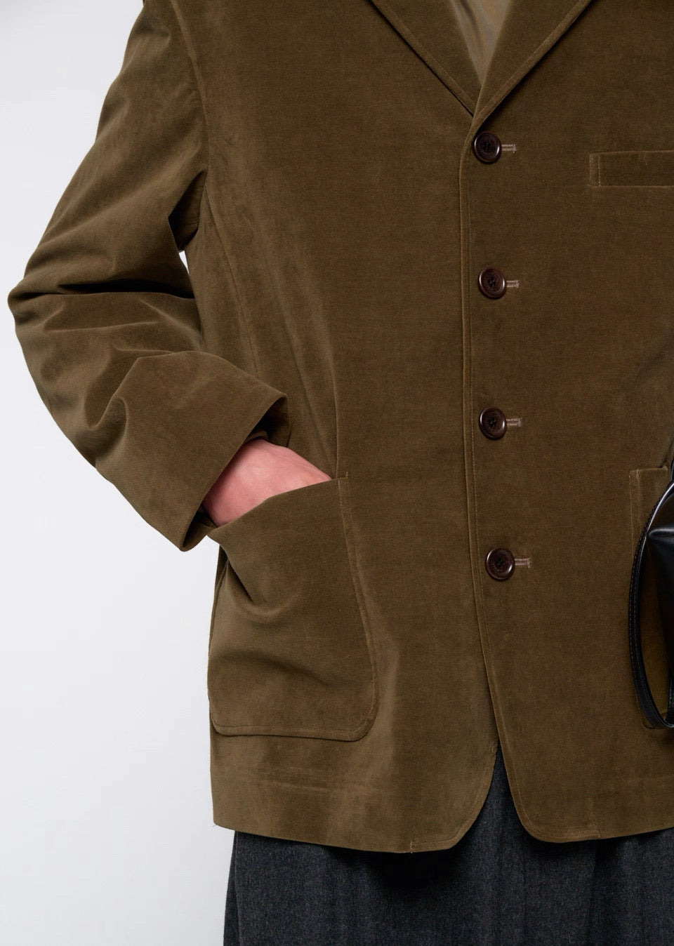 26早秋 VELVET OVERSIZED JACKET