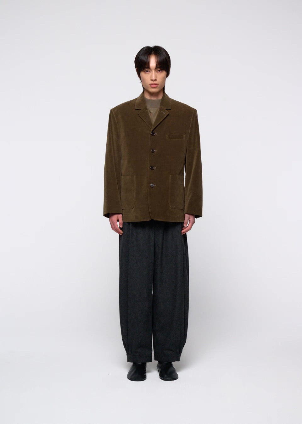 26早秋 VELVET OVERSIZED JACKET