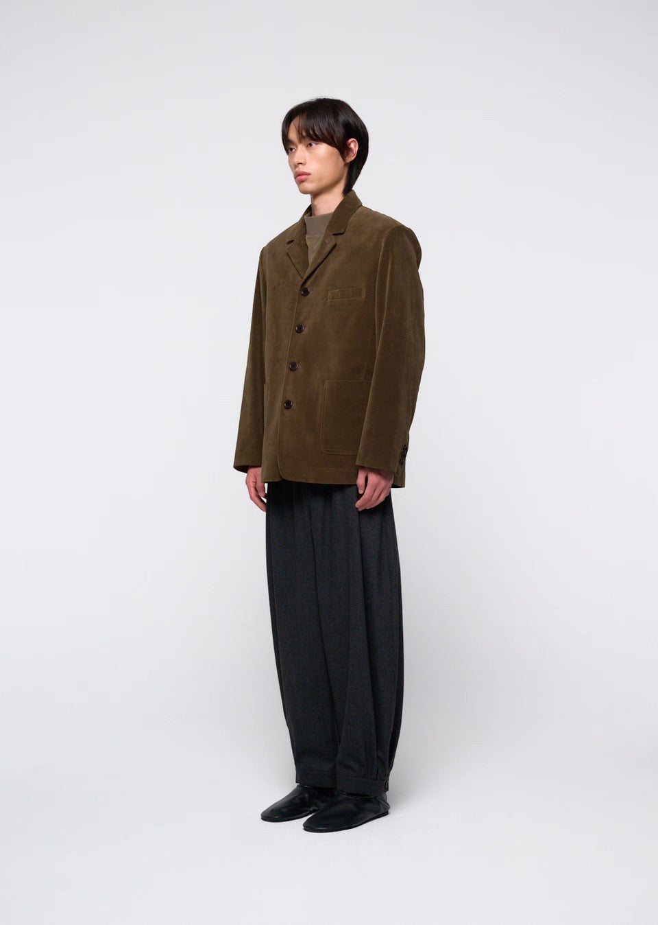 26早秋 VELVET OVERSIZED JACKET