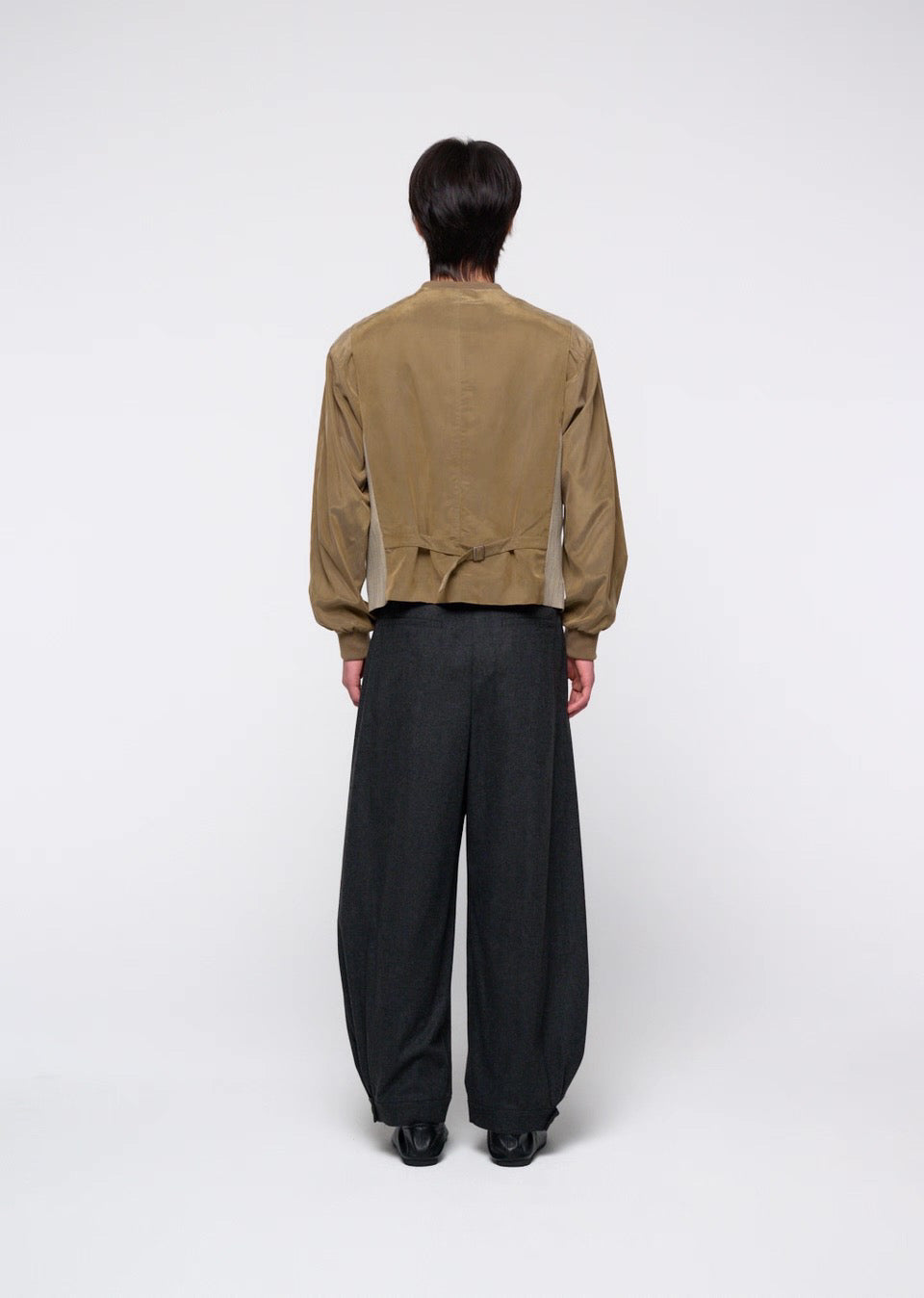 26早秋 MEN'S WOOL SHIRRING PANTS