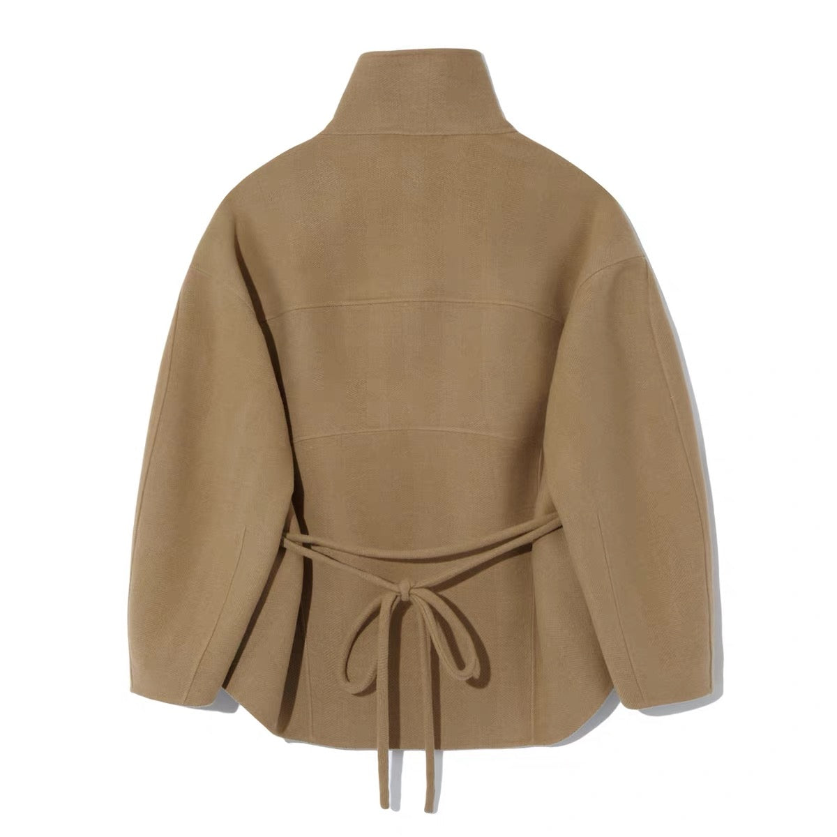26秋冬 COWL NECK HANDMADE  HALF COAT
