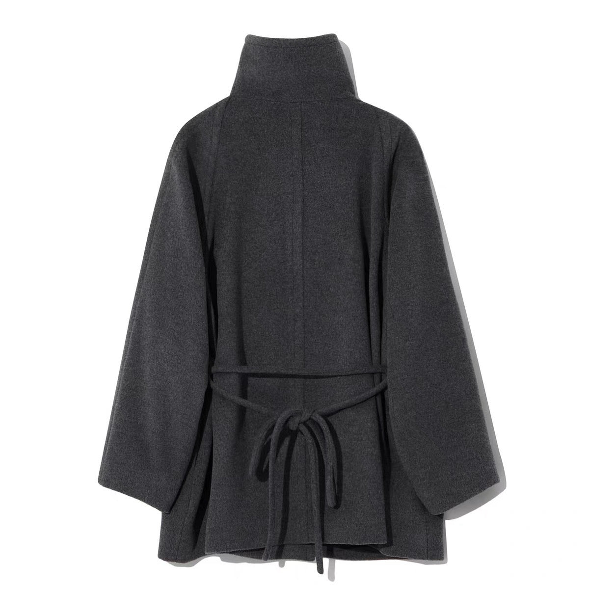 26秋冬 STAND NECK WOOL HALF  COAT