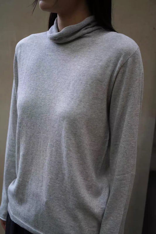 26秋冬 cotton cashmere turtleneck