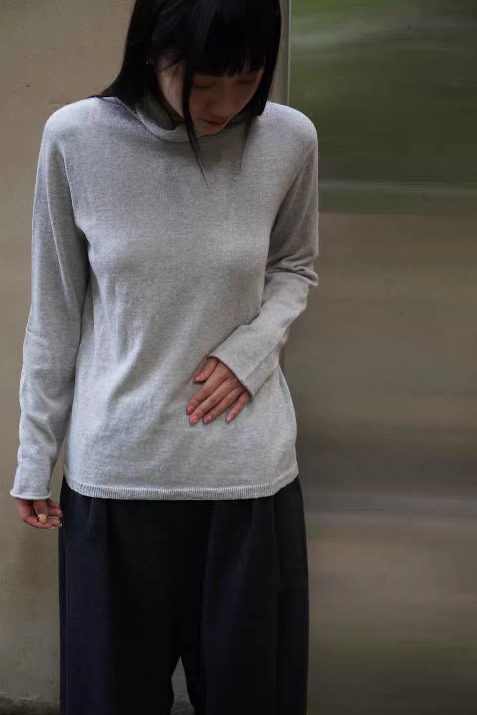 26秋冬 cotton cashmere turtleneck