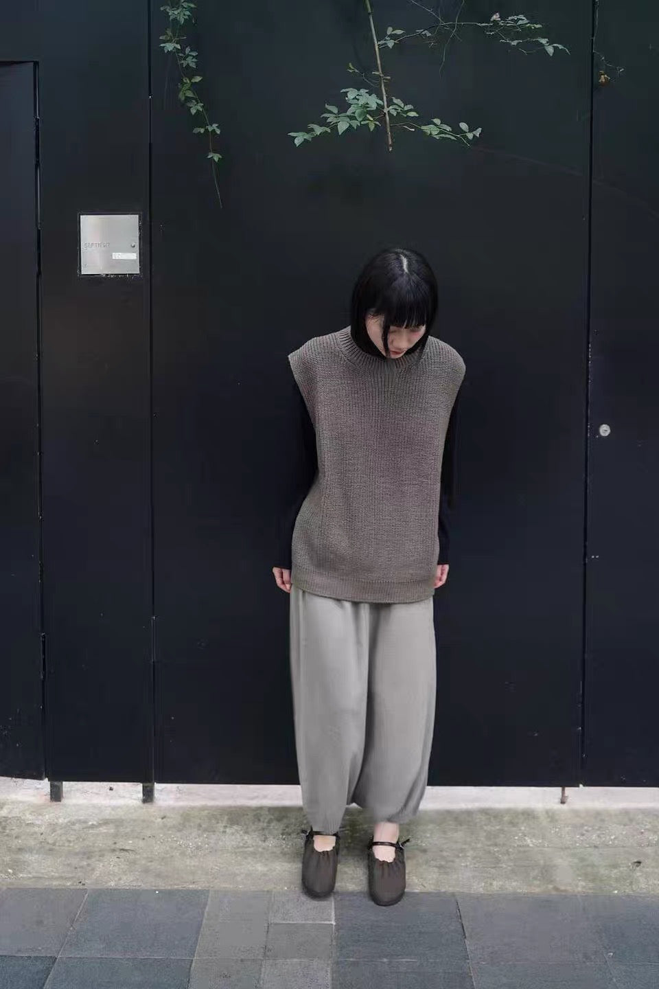 26秋冬 wool cotton aze vest men's