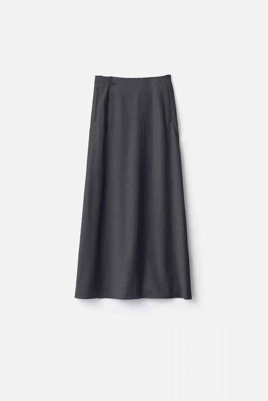 26秋冬 WOOL SILK WRAP SKIRT