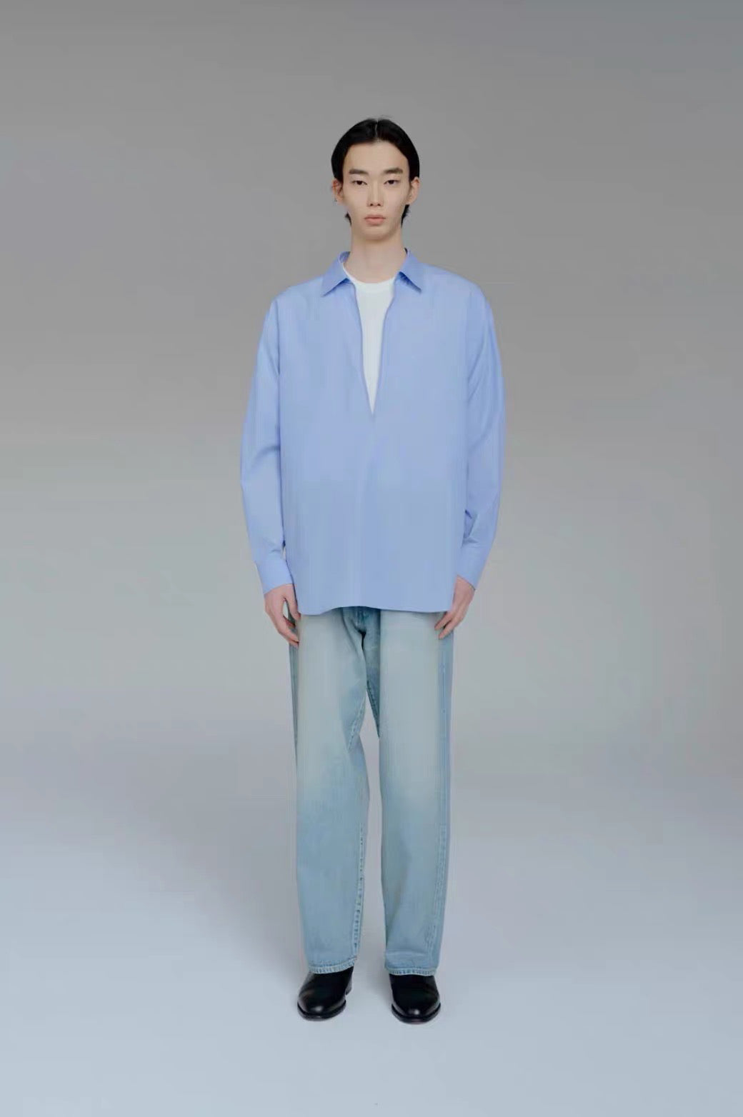 26秋冬 SMOOTH OVERSIZED SKIPPER SHIRT
