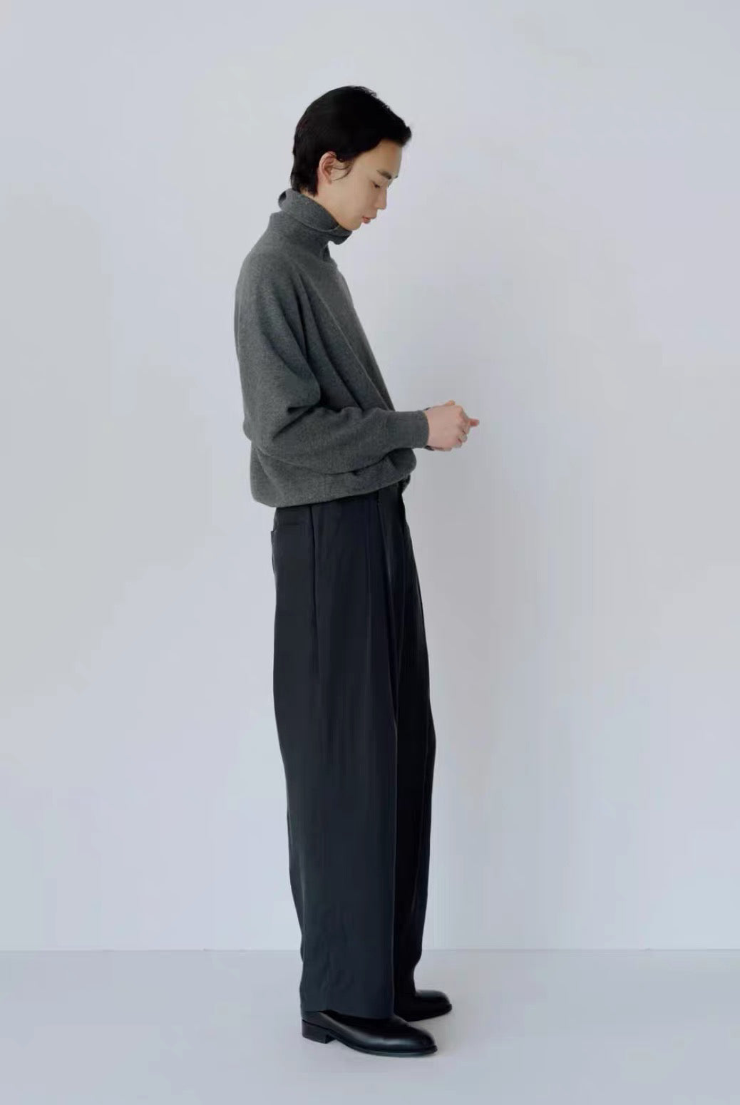 26秋冬 EXTRA FINE WOOL KNIT TURTLE NECK
