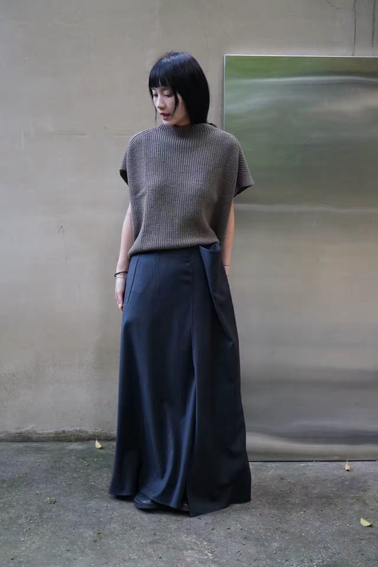 26秋冬 wool cotton aze vest