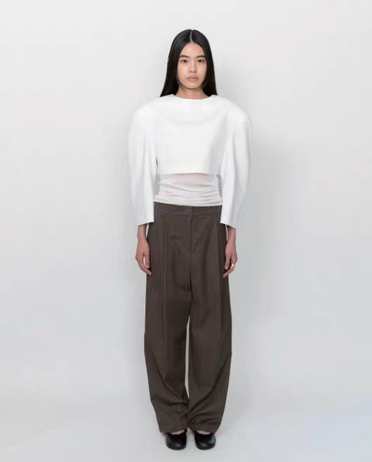 26早春  WIDE TUCK PANTS
