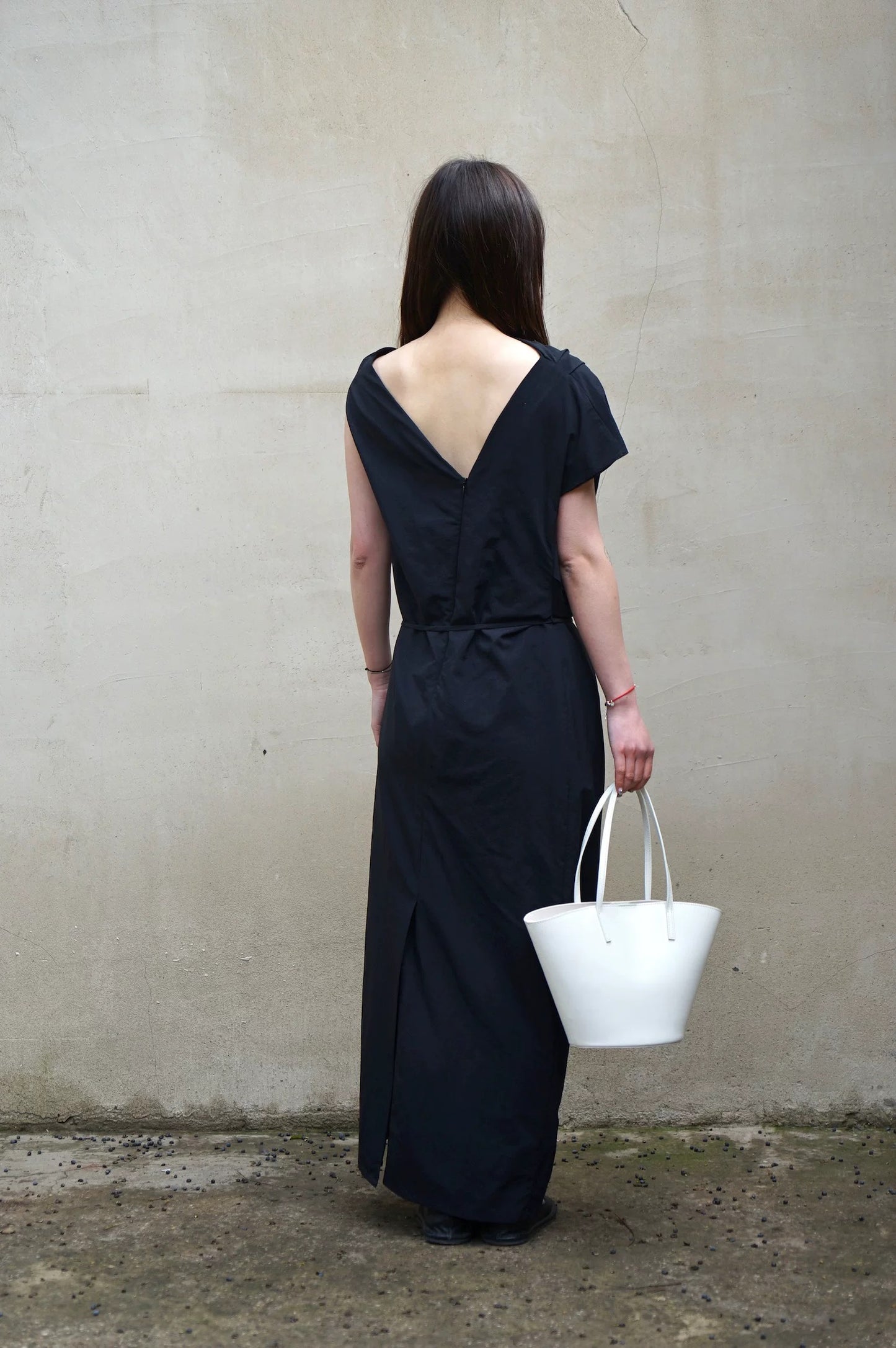 26春夏 ASYMMETRICAL DRAPED DRESS