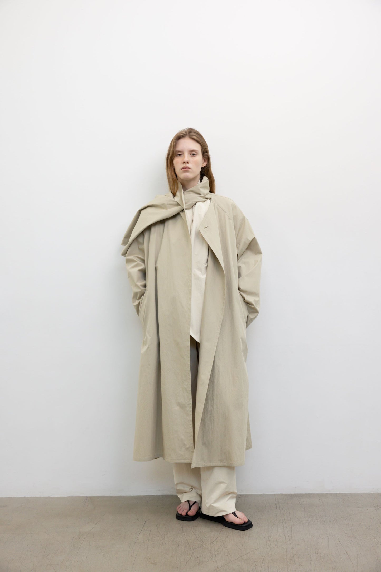 25早秋  SCARF TRENCH COAT 围巾风衣