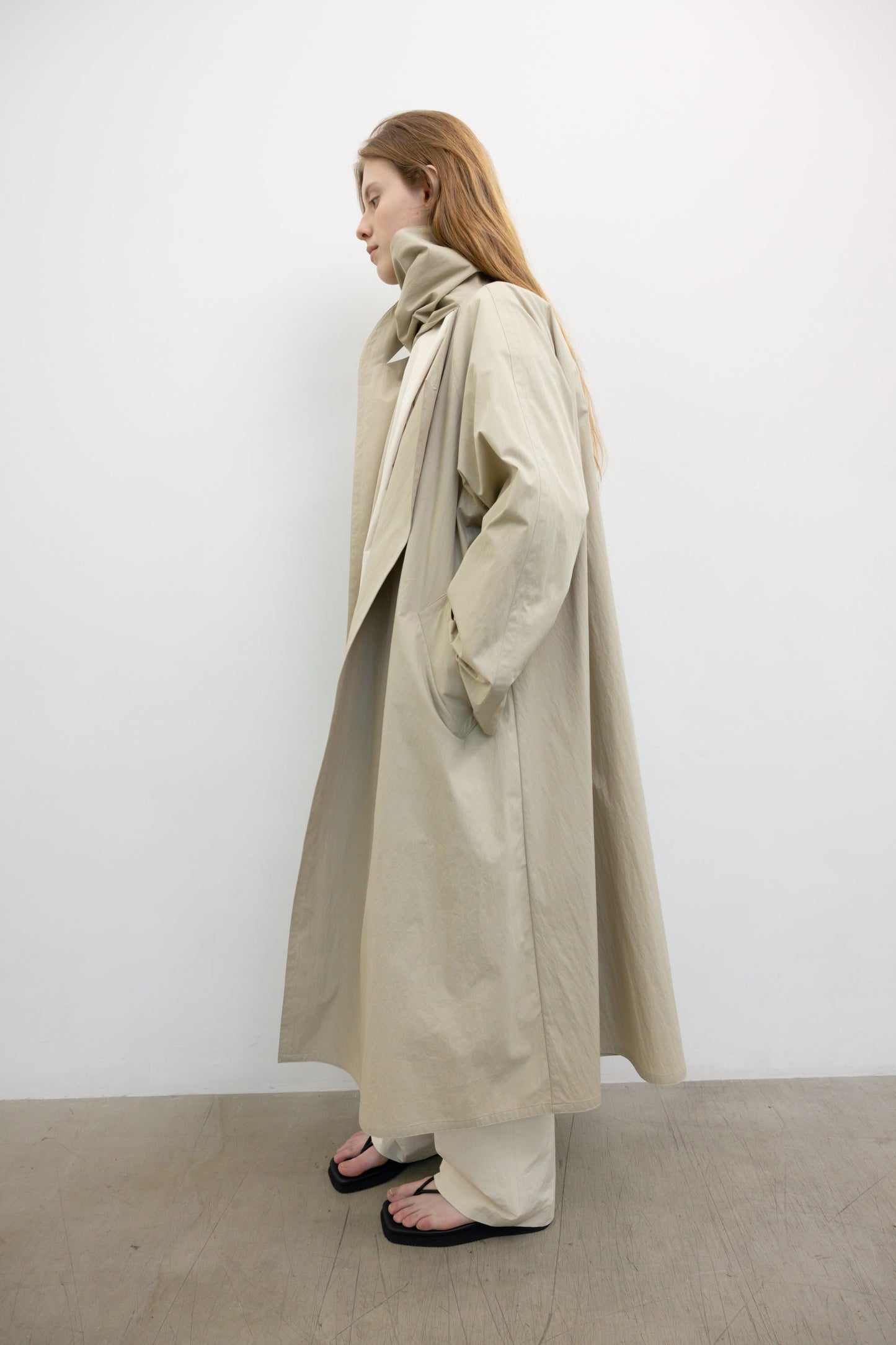 25早秋  SCARF TRENCH COAT 围巾风衣