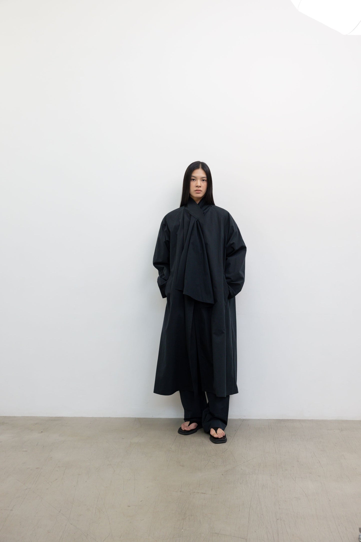 25早秋  SCARF TRENCH COAT 围巾风衣
