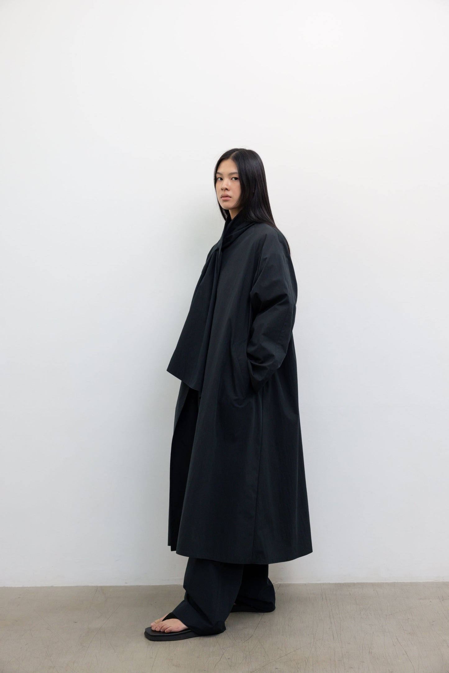 25早秋  SCARF TRENCH COAT 围巾风衣