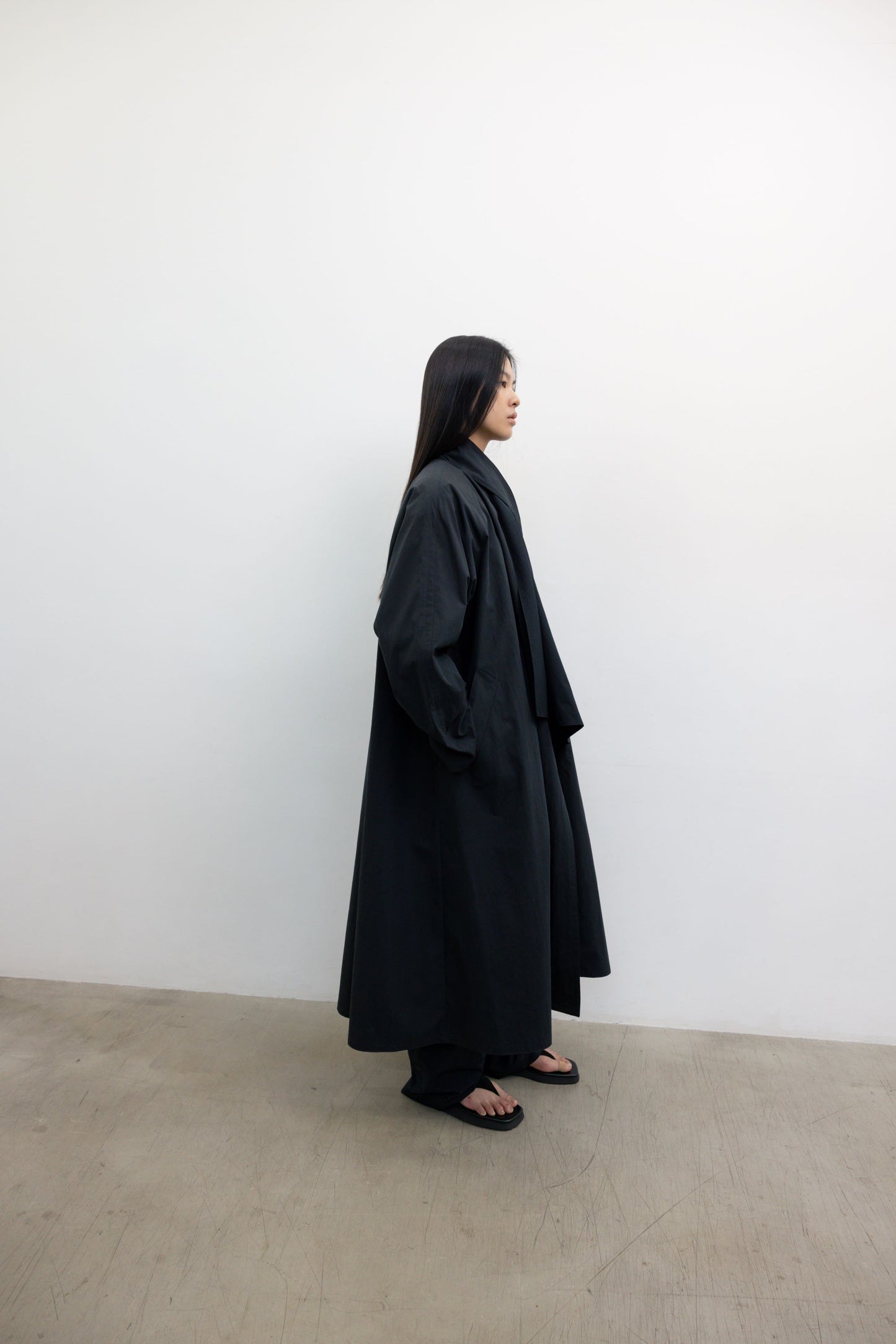 25早秋  SCARF TRENCH COAT 围巾风衣