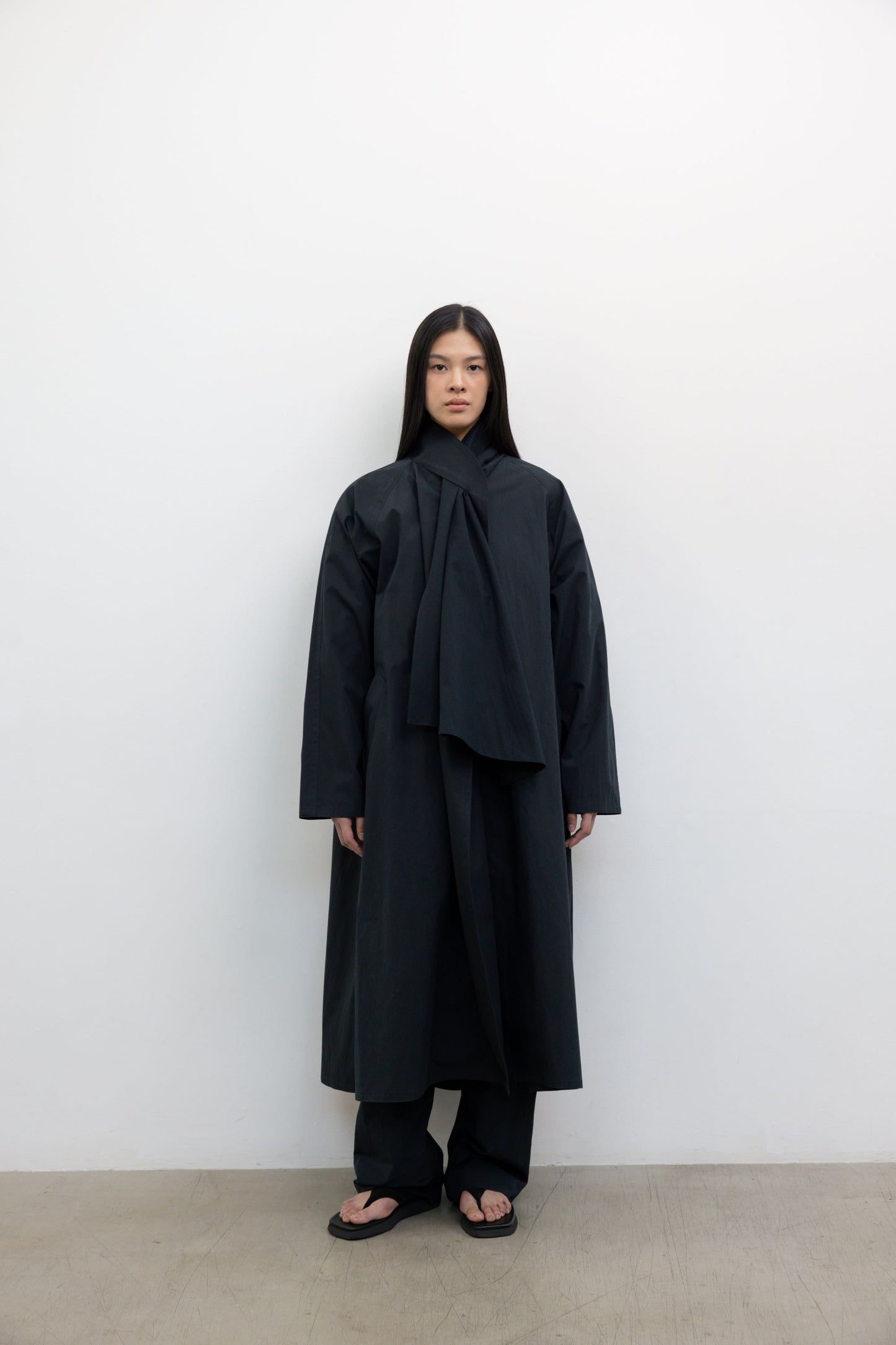 25早秋  SCARF TRENCH COAT 围巾风衣